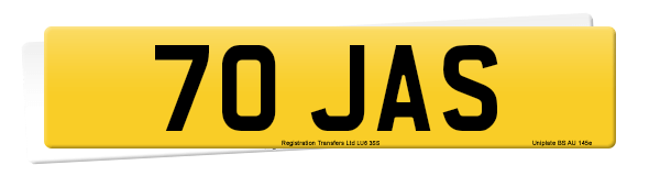 Registration number 70 JAS